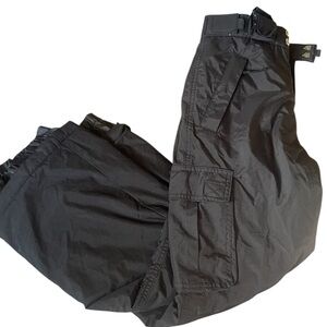 Sports Essentials  Kids Snow Bibs Black Size 12